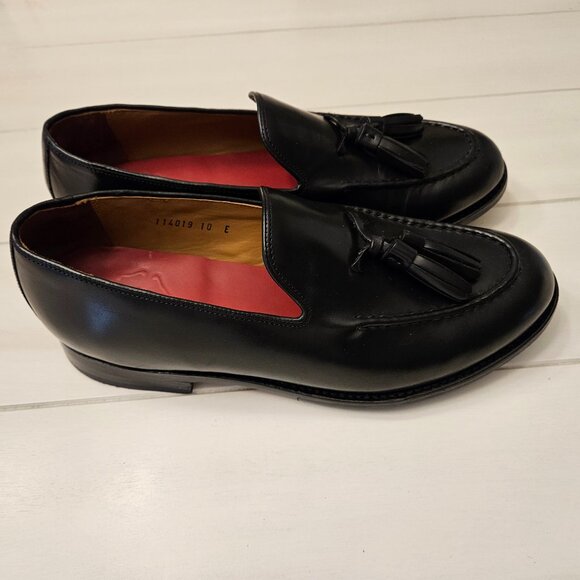 Grenson Black Leather Merlin Tassel Loafers - 10 UK/11 US main image 8